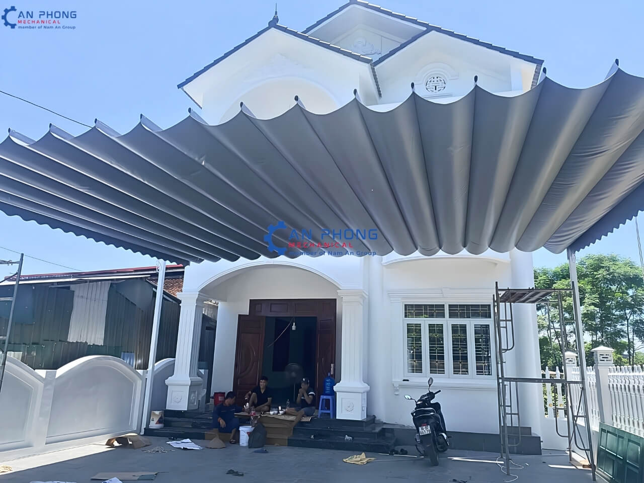 Mái Bạt Xếp