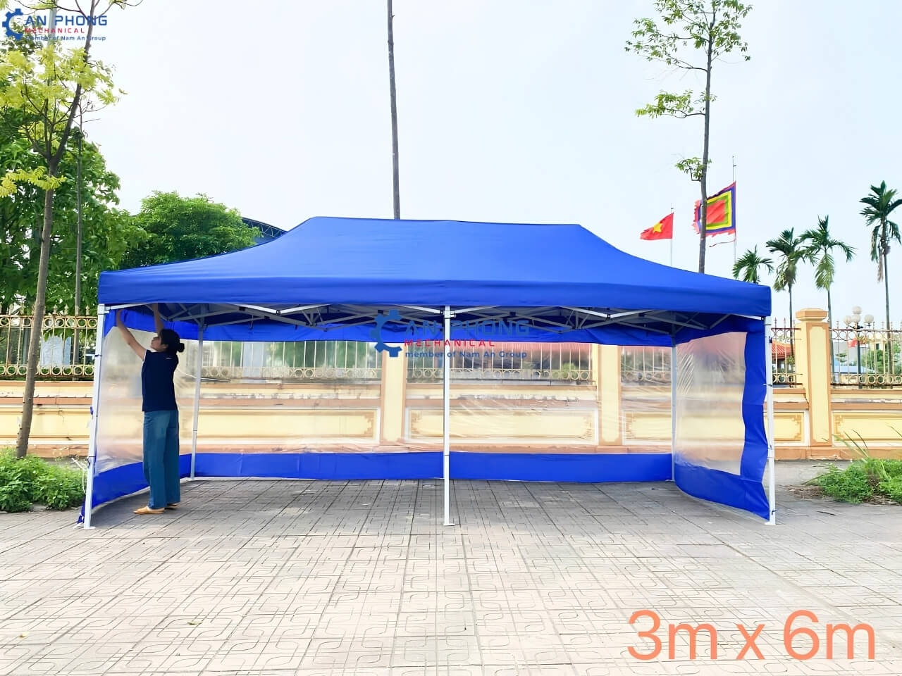 Nhà Lều Bạt Xếp Di Động
